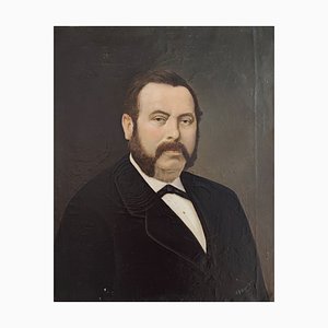 JF Meyer, Portrait d'Un Notable, Öl auf Leinwand, 1900