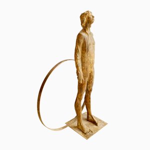 Olga Prokop-Misniakiewicz, A Hoop, Bronze Sculpture, 2022