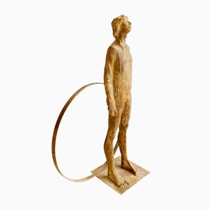 Olga Prokop-Misniakiewicz, A Hoop, Sculpture en Bronze, 2022