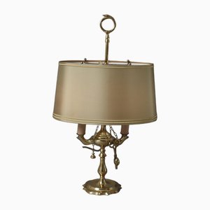 French Bouillotte Brass Table Lamp, 1970s