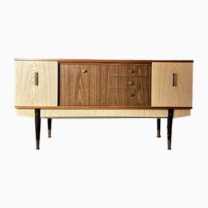 Aparador Mid-Century moderno de formica y teca, 1960