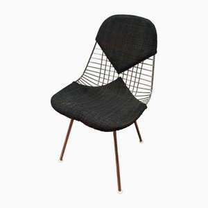 Silla Wire DKX-2 atribuida a Harry Bertoia