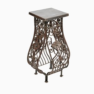 Vintage Wrought Iron Pedestal