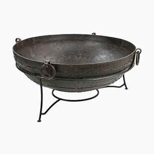 Large Wrought Iron Brazier