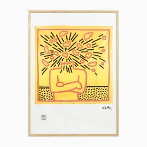 Keith Haring, Komposition, Siebdruck, 1990er