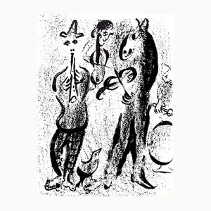 Marc Chagall, Composición, Litografía original, 1963