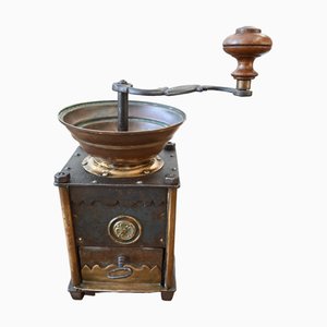 Wrought Iron Coffee Grinder, 1780s
