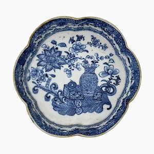 18th Century Chinese Porcelain Pattipan Tea Stand