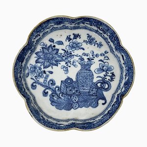 Soporte para té Pattipan chino de porcelana, siglo XVIII