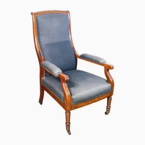 Fauteuil en Noyer Marqueté, Royaume-Uni, 1800s