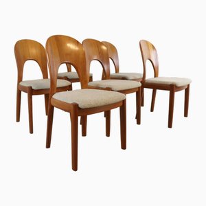 Vintage Dining Chairs by Niels Koefoed for Koefoeds Hornslet, Set of 6