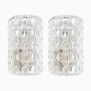 Bubble Glass Wall Sconces by Helena Tynell for Limburg, Germany, 1970s, Set of 2