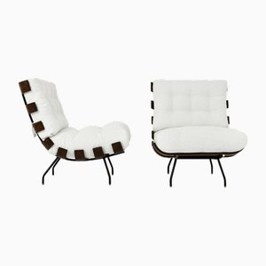 Set of Costela Lounge Chairs attributed to Martin Eisler and Carlo Hauner for Forma, 1950s