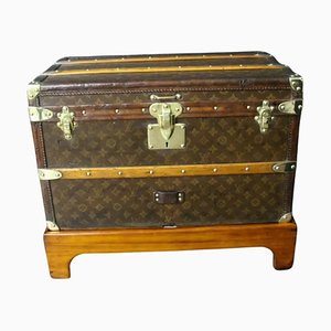 Small Monogram Steamer Trunk from Louis Vuitton, 1920s