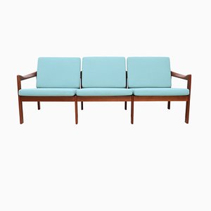 3-Sitzer Sofa aus Teak von Illum Wikkelsø für Niels Eilersen, 1960er