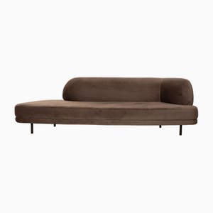 Grace 3-Seater Sofa in Brown Velour Fabric from Bolia