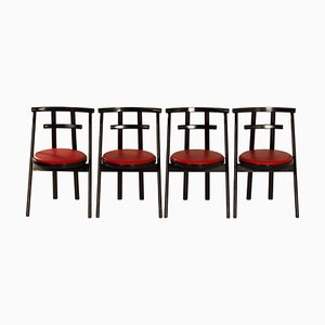 Alcina Dining Chairs by Piero De Martini for Cassina, 1980s, Set of 4