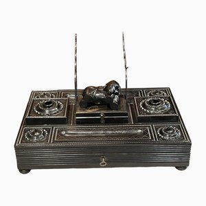 Antique Ebony Writing Box