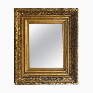Specchio da parete in legno dorato, Francia, XIX secolo