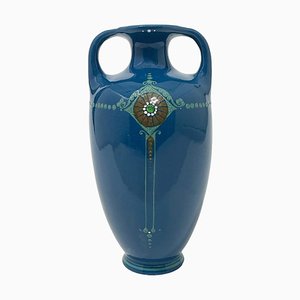 Dutch Earthenware Vase from Arnhems Fayencefabriek, 1910s
