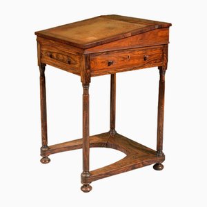 William IV Simulated and Natural Rosewood Davenport Desk, 1830