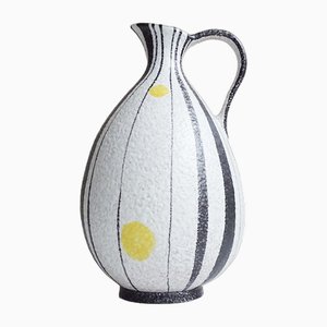Ruscha Keramik Vase Dekor Domino, Deutschland, 1950er