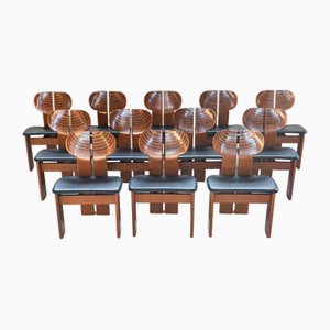 Chairs Mod. Africa by Afra Scarpa, 1990s, Set of 12