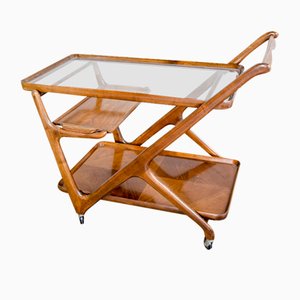 Mid-Century Serving Trolley by Cesare Lacca for Cassina, 1950s