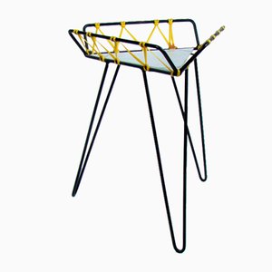 Mid-Century Minimalist Tripod Plant Stand, 1950s