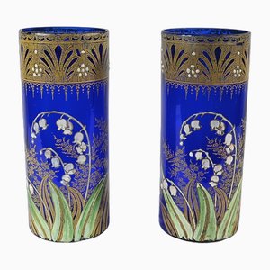 Vases Legras Art Nouveau, Set de 2