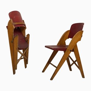 Vintage Chairs, 1950s, Set of 4