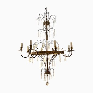 Vintage French Chandelier, 1950s