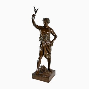 E. Picault, Glory & Fortune, Late 19th Century, Bronze