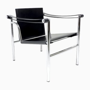 Vintage Model LC1 Lounge Chair by Charlotte Perriand and Le Corbusier for Cassina, 1980s