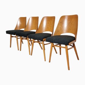 Chaises de Salle à Manger par Radomir Hoffman pour Ton, 1950s, Set de 4