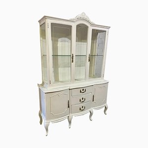 Antique Elizabethan White Display Case