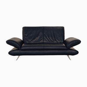 Blue Leather Rossini 2-Seater Sofa from Koinor