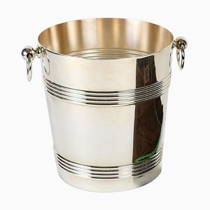 Silver-Plated Metal Ice Bucket from Christofle