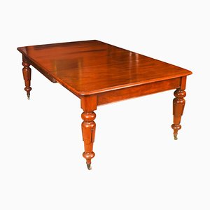 Antique William IV Flame Mahogany Extending Dining Table, 19th Century