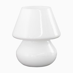 Lámpara italiana en forma de hongo blanco