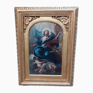 Artista italiano, Inmaculada Concepción, década de 1700, óleo sobre lienzo