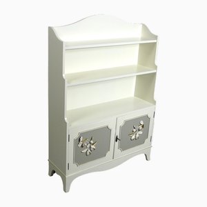 White Bookshelf Cabinet, 1960s