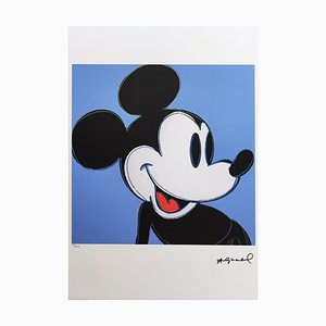 Andy Warhol, Mickey Mouse, años 80, Litografía