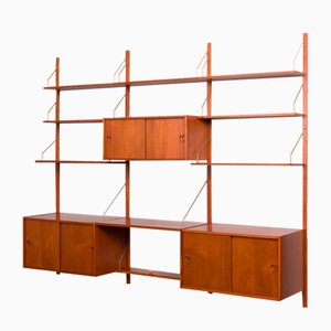 Danish Teak Wall Unit in the style of Poul Cadovius, 1970s