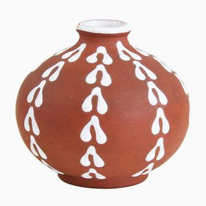 Mid-Century Vase von Edith Nielsen für Zeuthen Keramik