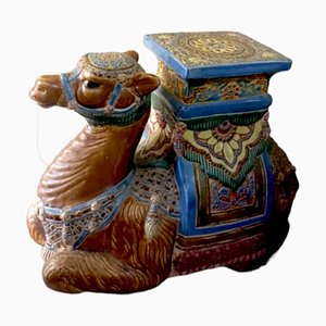 Escultura de camello vintage de porcelana