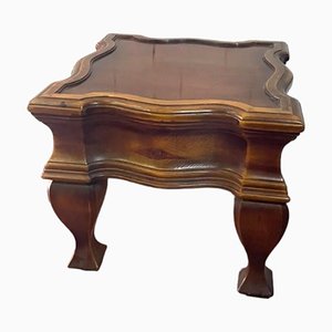 Mesa baja clásica española de madera