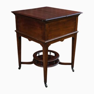 Vintage Elevette Drinks Cabinet in Mahogany from Aspreys, 1920s, Set of 7