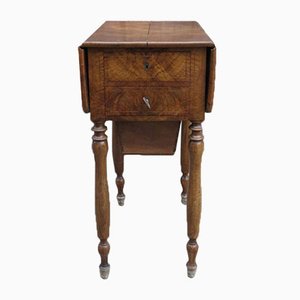 Biedermeier Opening Sewing Table