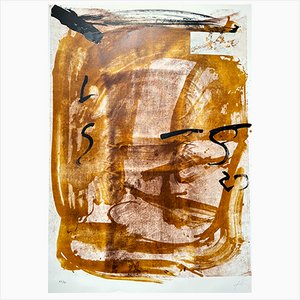 Antoni Tapies, Apparations, Large Signed & Limited Lithograph